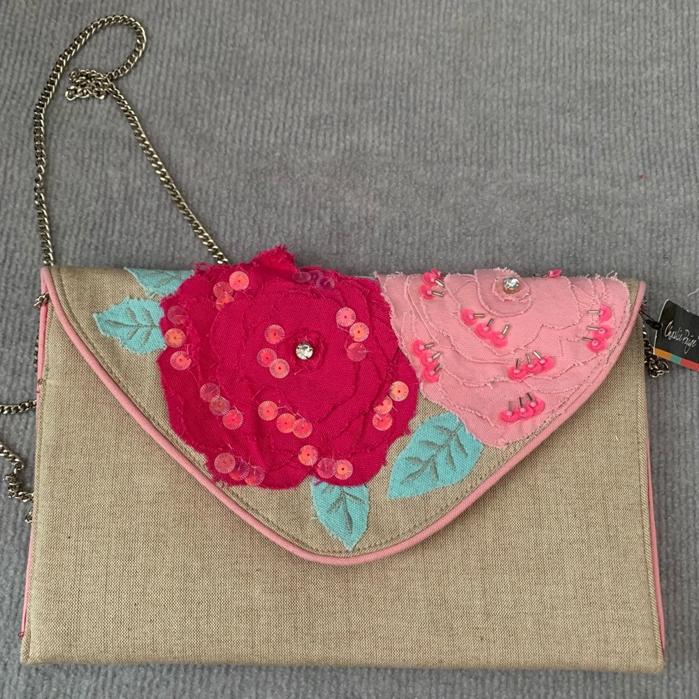 Charlie Paige Clutch Purse Floral